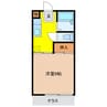明栄ハイツ（熊谷市新堀） 1Kの間取り