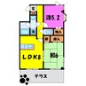 Ｔハイツ（行田市谷郷） 2LDKの間取り