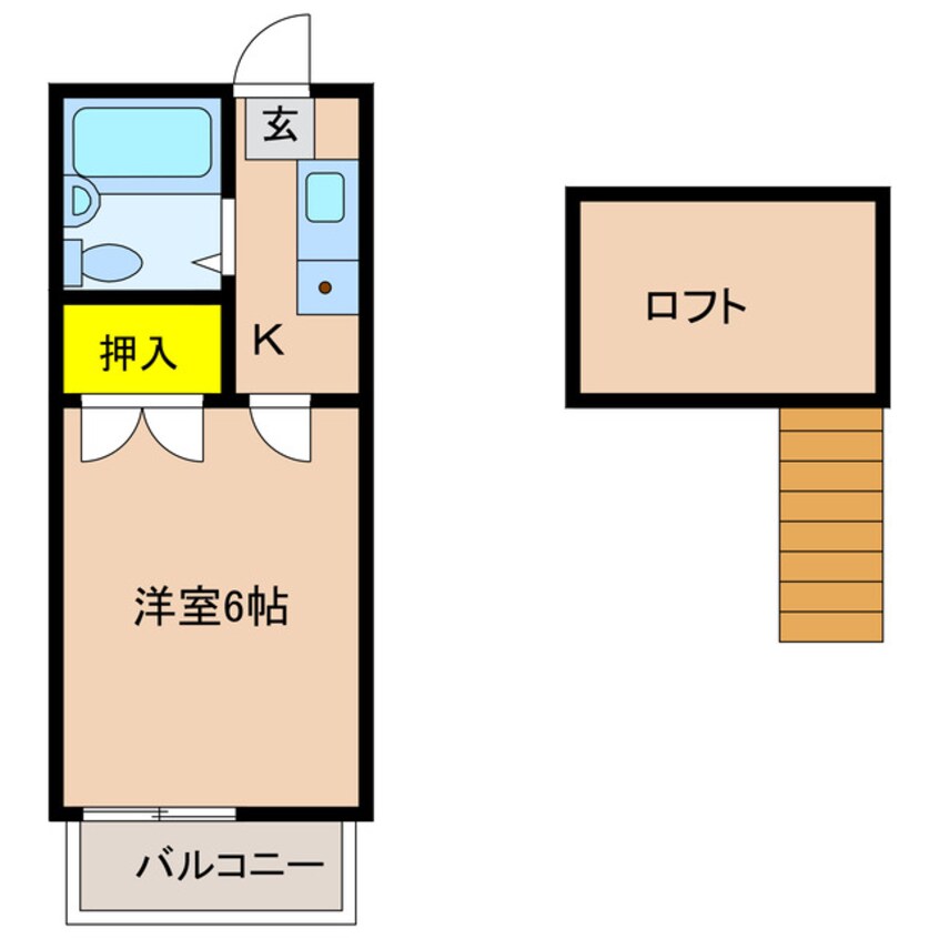 間取図 シャルマンフジ行田壱番館（行田市富士見町）