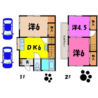 間取図 埼玉県鴻巣市榎戸 戸建（鴻巣市榎戸）