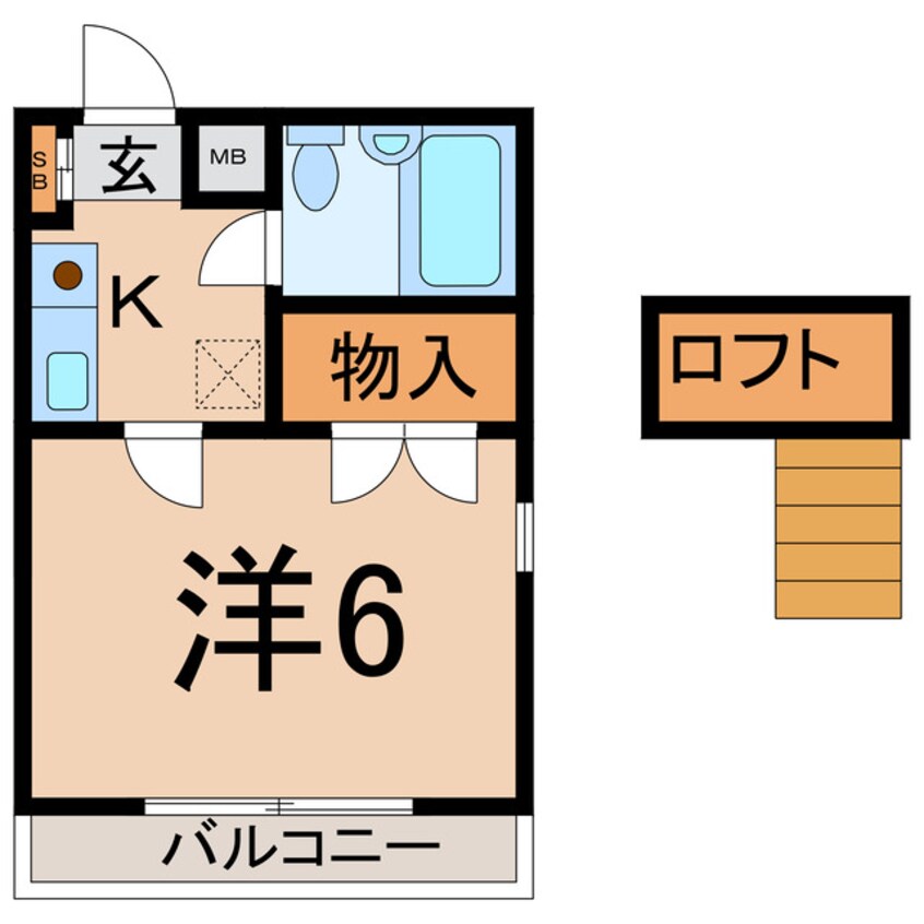 間取図 ベルトピア吹上2（前）