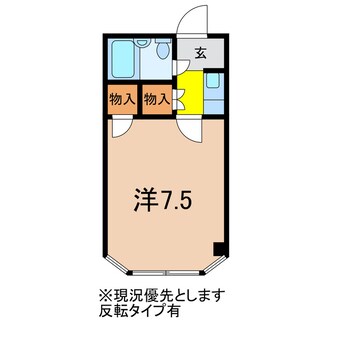 間取図 カジュアル・スクエｱー