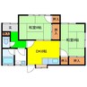 円光二丁目貸家（A・B・C・D・E）号室（熊谷市円光） 2DKの間取り