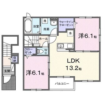 間取図 メゾン　ミモザⅡ