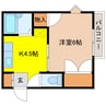 シンフォニータイムⅢ（秩父市下宮地町） 1Kの間取り