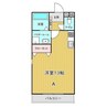 グランビューⅡ（熊谷市新堀） 1Rの間取り