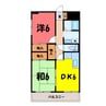 ラフェスタ太田（太田市新田小金井町） 2DKの間取り