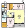 D-ROOM星川（熊谷市星川） 2LDKの間取り