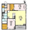 D-ROOM星川（熊谷市星川） 2LDKの間取り