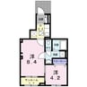 ラ・フェリーチェ　Ａ（深谷市東方） 2SKの間取り