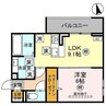 Noble villa 弥生（熊谷市弥生） 1LDKの間取り