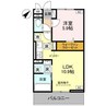 ノーブルヴィラ曙町（熊谷市曙町） 1LDKの間取り