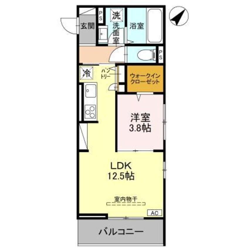 間取図 ノーブルヴィラ曙町（熊谷市曙町）