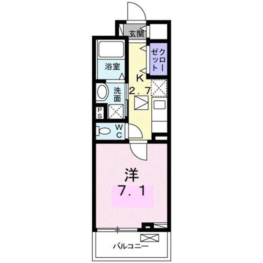 間取図 ソラーレ（熊谷市曙町）