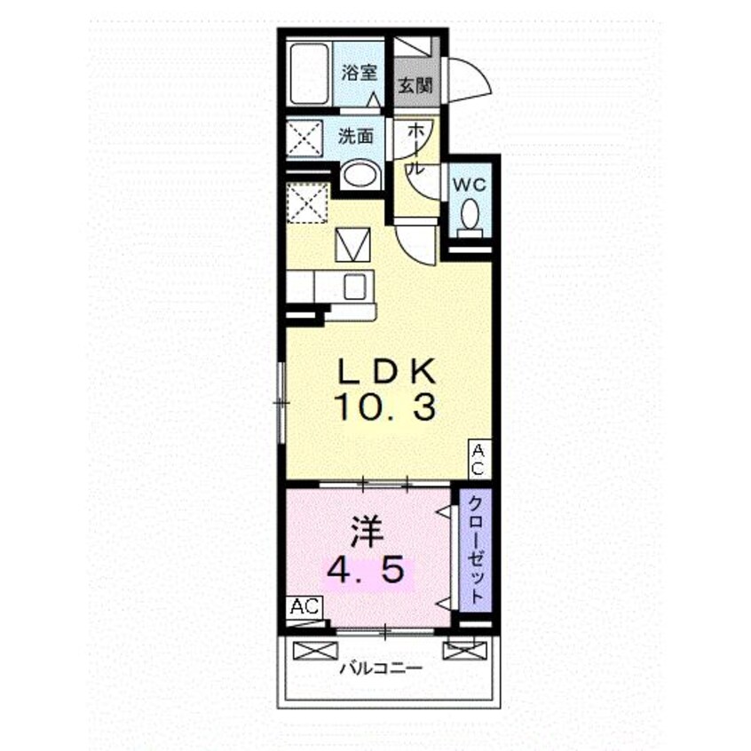 間取図 ソラーレ（熊谷市曙町）
