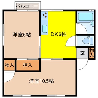 間取図 エトアール上柴（深谷市上柴町西）