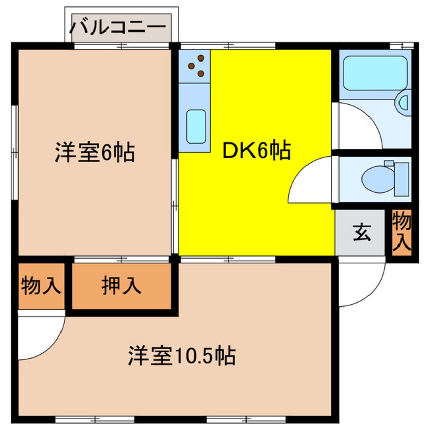 間取図 エトアール上柴（深谷市上柴町西）