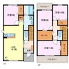 弥勒寺東２－１９ＫＯＤＡＴＥＸⅥ－Ｃ 0000C 4LDKの間取り