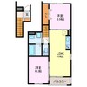 ピュアハウス 2LDKの間取り