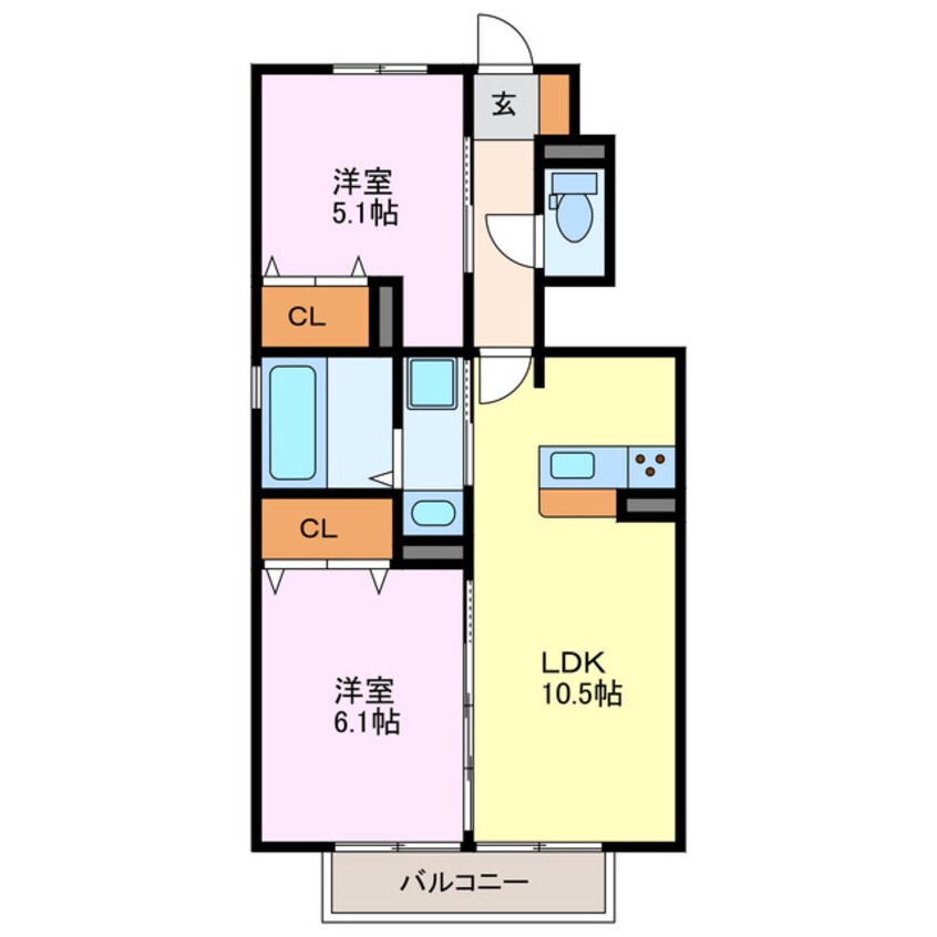 間取図 セゾン