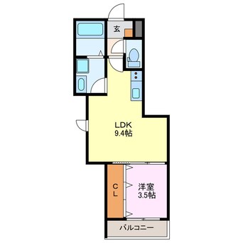 間取図 LECOCON清須