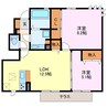 Ｃｉｅｌｏ 2LDKの間取り