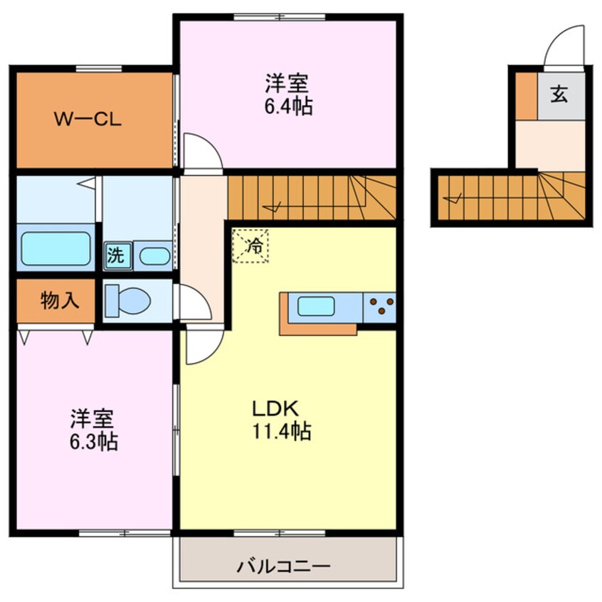 間取図 サンパレスⅠ