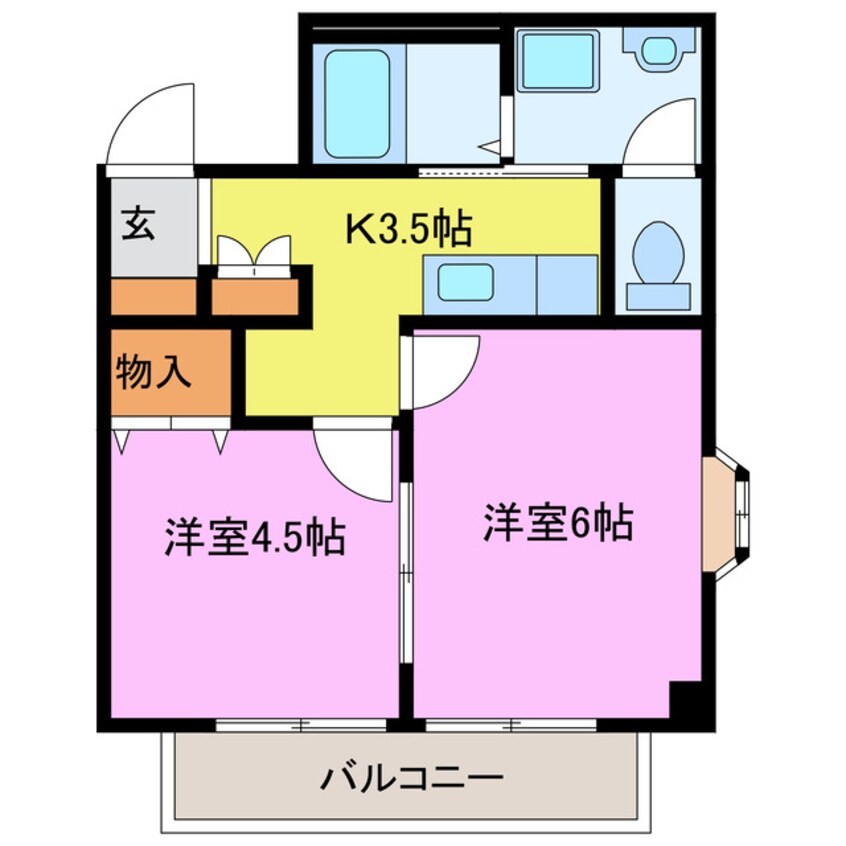 間取図 アーバンプラザ２