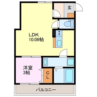間取図 ティンガーラ須ヶ口　ＥＡＳＴ