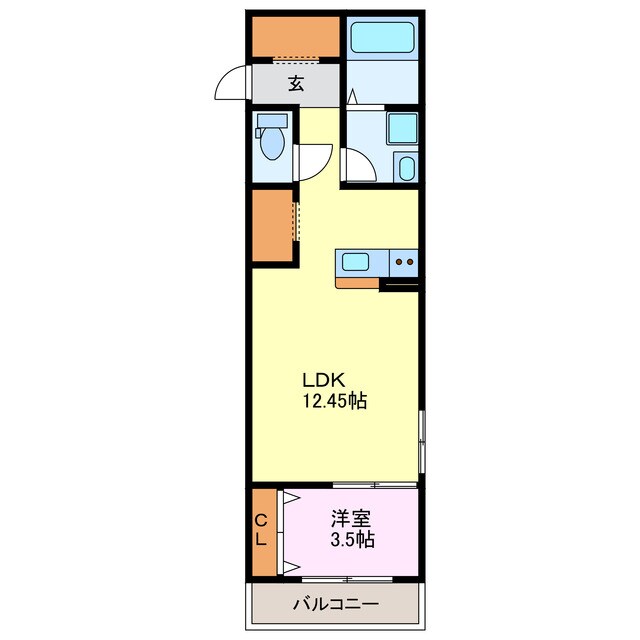 間取り図 ティンガーラ須ヶ口　ＷＥＳＴ