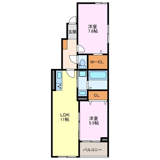 間取り図 ラフィネ　Ｍ