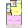 エルシエロＭ 2LDKの間取り