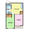 ＥＡＳＴ　ＣＯＵＲＴ　ＴＯＤＡ 2DKの間取り