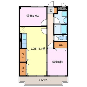 間取図 シャトレ純