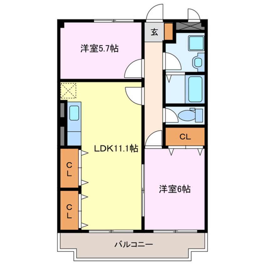 間取図 シャトレ純