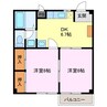 名古屋市営地下鉄東山線/中村公園駅 バス:15分:停歩15分 2階 築33年 2DKの間取り
