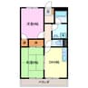 レジデンス本郷 2DKの間取り