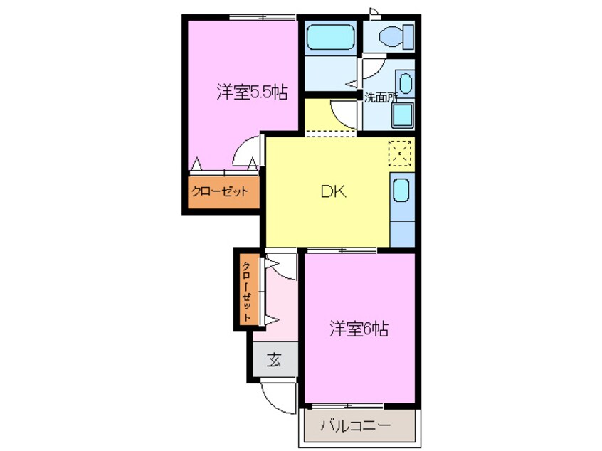 間取図 サザンウィンド　ＰａｒｔⅥ