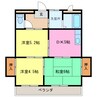 コーポエム５ 3DKの間取り