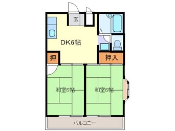 間取図 ルナハイツ