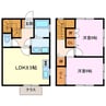 ラ・マカレーナ 2LDKの間取り