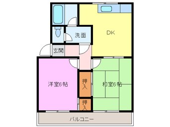 間取図 リバティーハイム川口1番館