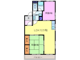 間取図 サンシャインハイツ