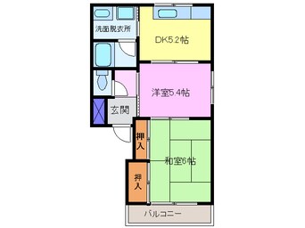 間取図 西清洲マンション