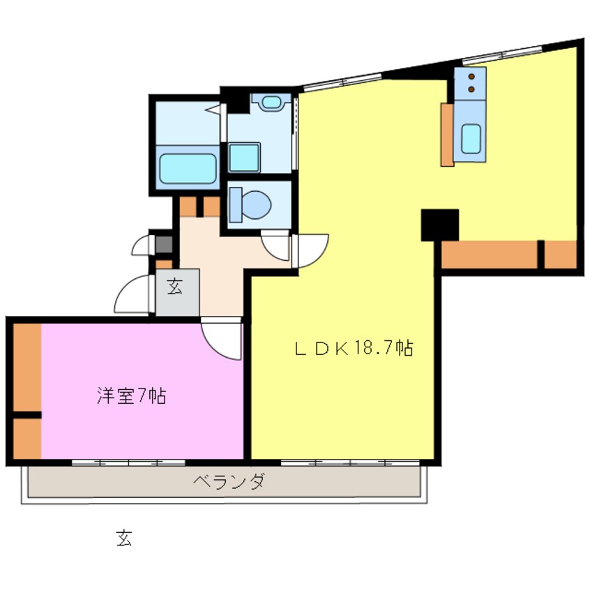 間取図 八幡マンション