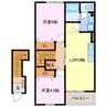 セレクト 2LDKの間取り