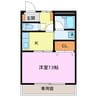 リヴィエール 1Kの間取り