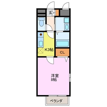 間取図 フレーシュ西春