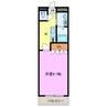 ステラフィオーレ 1Kの間取り