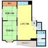 ニューライフ藤 2LDKの間取り